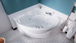 Ванна акриловая 1MarKa Luxe 155x155 (чаша, экран, каркас, сифон) Фото 3