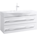 Комплект мебели для ванной Aqwella Milan 100 Белый Фото 2