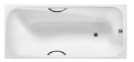 Ванна чугунная Wotte Start 170x75 UR с комплектом ножек и ручек