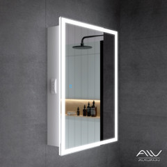 Зеркальный шкаф Alavann Rita 60 белый