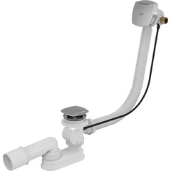 Сифон для ванны с напуском воды через перелив Alca Plast A564CRM1