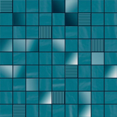 Мозаика Mosaico Perlage Turquoise 31.6x31.6 Ibero