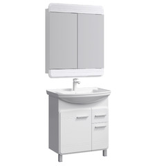 Комплект мебели для ванной Aqwella Corsica 75 Белый