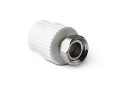 Переход с мет. вст. и перекидной гайкой 20х1/2" PRO AQUA БЕЛЫЙ