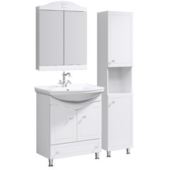 Комплект мебели для ванной Aqwella Franchesca 75 Белый