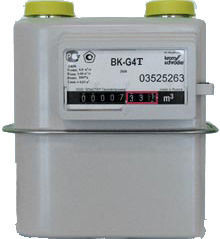 Счетчик газа с термокоррекцией ВК -G-4Т Эльстер  (левый)