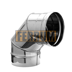 Колено Ferrum 90 (430/0,5 мм) Ф115 -