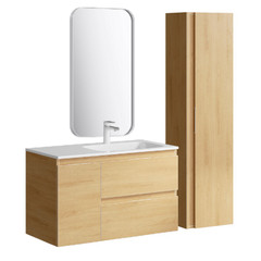 Комплект мебели для ванной Aqwella Accent 90R Дуб Золотой
