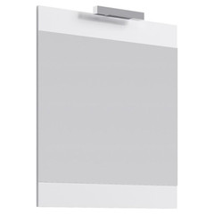 Зеркало со светильником Aqwella Бриг, цвет белый, 60 см