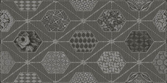 Декор Azori Devore Gris Geometria 31.5x63