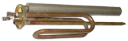 Нагревательный элемент 1500Вт.VLS D75/125 с анодом М5 