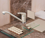 Смеситель для кухни OMOIKIRI KADO-BE ваниль/хром (4994167) Фото 2