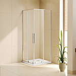 Душевой уголок Alvaro Banos Toledo C90.20 Cromo с поддоном Фото 1