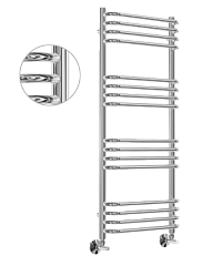 Полотенцесушитель водяной UKKO Саргас П14 500х800 вентили в комплекте