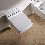 Унитаз подвесной KERAMAG Xeno2 Rimfree микролифт  Фото 3