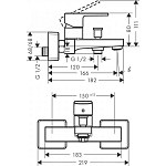 Смеситель для ванны Hansgrohe Vernis Shape Фото 3