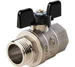 Кран шаровый с американкой 1" б. г/ш Stout Фото 1