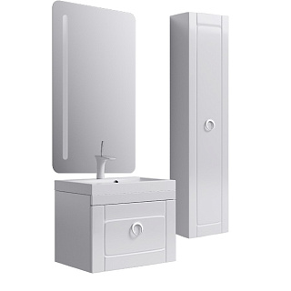Комплект мебели для ванной Aqwella Infinity 60 Белый Фото 1