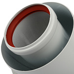 Комплект коаксиальный для прохода через стену (Bx) 60/100, 850 мм STOUT  Фото 7