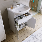 Тумба с раковиной Alavann Vittoria 65 белая Фото 3