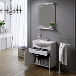 Тумба с раковиной Alavann Monaco 80 белая Фото 2