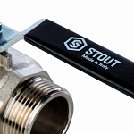 Кран шаровый 1 1/4" р. ш/ш Stout Фото 3