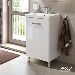 Тумба с раковиной Alavann Dorn 50 белая Фото 2