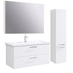 Комплект мебели для ванной Aqwella Manchester 100 Белый Фото 1