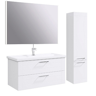 Комплект мебели для ванной Aqwella Manchester 100 Белый Фото 1
