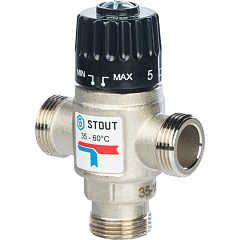Клапан т/с STOUT НР 1" 35-60 С KV 1,6