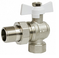 Кран шаровый с американкой STI 3/4" б. угловой