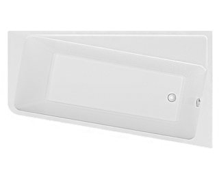 Ванна акриловая Marka One Direct 170x100 правая (чаша, экран, каркас, сифон) Фото 1
