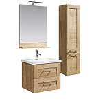 Комплект мебели для ванной Aqwella Foster 60 Дуб Сонома Фото 1