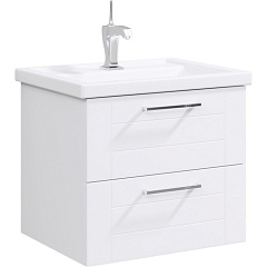 Тумба с раковиной подвесная Aqwella Manchester 60см Белый