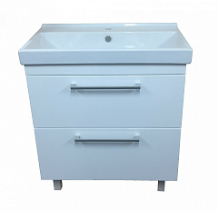 Тумба Loranto Модерн 80/2Н с раковиной Fest 80