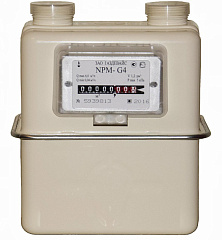 Счетчик газа NPM G-4 1 1/4" левый