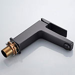 Смеситель для умывальника Ledeme 1078U графит Фото 2