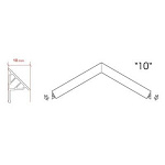 Декоративная планка 10/1100 Ravak белая Фото 2