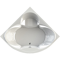 Акриловая ванна Радомир Филадельфия 168х168 (в компл. экран, каркас, слив-перелив)