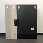 Зеркало-шкаф Comforty Бонн-90 дуб дымчатый Фото 4