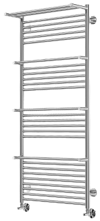 Полотенцесушитель водяной Terminus Аврора с полками П27 600х1390 Фото 1