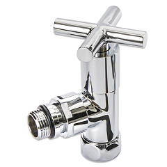 Вентиль запорный угловой(крест) ВН-НР 3/4*1/2 