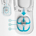 Унитаз подвесной Roca Gap Clean Rim + сиденье микролифт Фото 7