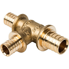 Тройник переходной аксиальный 20x16x16 STOUT для труб из сшитого полиэтилена