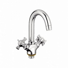 Смеситель для умывальника Ledeme 1111-2L крест