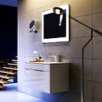 Комплект мебели для ванной Aqwella Malaga 90 Белый Фото 7