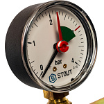 Группа подключения мембранного бака с отсекателем 3/4" STOUT Фото 2