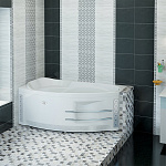 Ванна акриловая Радомир София 169*99 левая (в компл. экран, каркас, слив-перелив) Фото 1