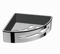 Полка угловая с пластиковой вставкой  LINISI 