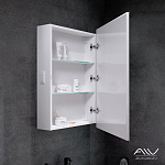 Зеркальный шкаф Alavann Rita 60 белый Фото 2